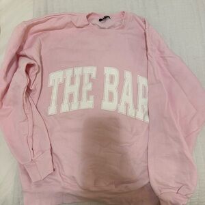 The Bar Pink Sweatshirt